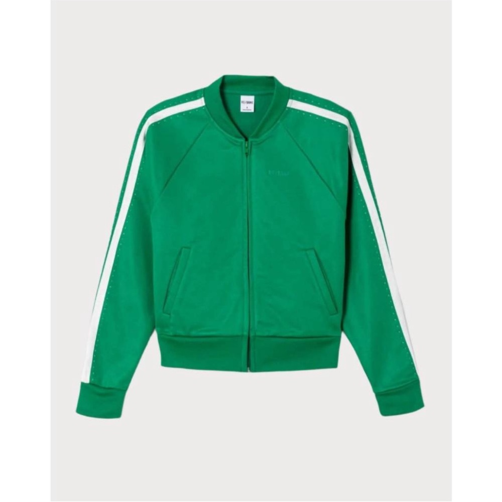 RE/DONE sunland track jacket in green